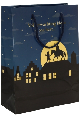 Sinttasjes Sinterklaas Is Weer In Het Land 24x10x32cm 170gr 10stuks