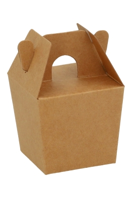 Cadeaudoosjes Kura Kraft takeaway 6x5.4x5.1 cm 25stuks