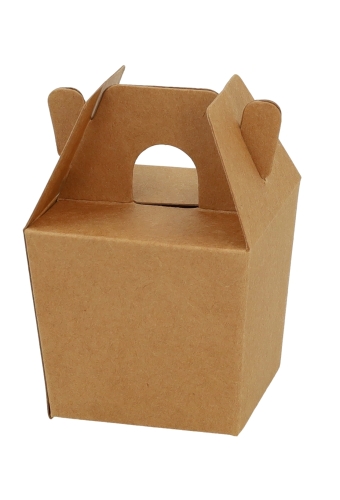 Cadeaudoosjes Kura Kraft takeaway 6x5.4x5.1 cm 25stuks
