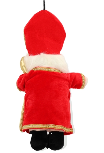 Decoratiepop Groot Sinterklaas Met Staf 35cm 