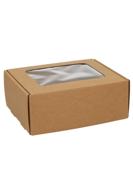 Geschenkdoos Vista Venster Kraft 20.5x16x8cm 100stuks