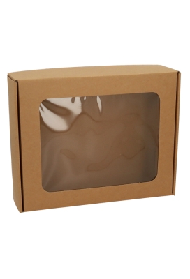 Geschenkdoos Vista Venster Kraft 30.5x24x8cm 50stuks
