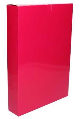 2 HALEN & 1 BETALEN Kadodozen Sluitklepje Fuchsia Glans 26x6x37cm 10st
