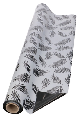 Kadofolie Dubbelzijdig Zwart Tropical 70cm x 50m