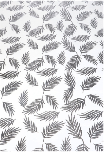 Kadofolie Dubbelzijdig Zwart Tropical 70cm x 50m