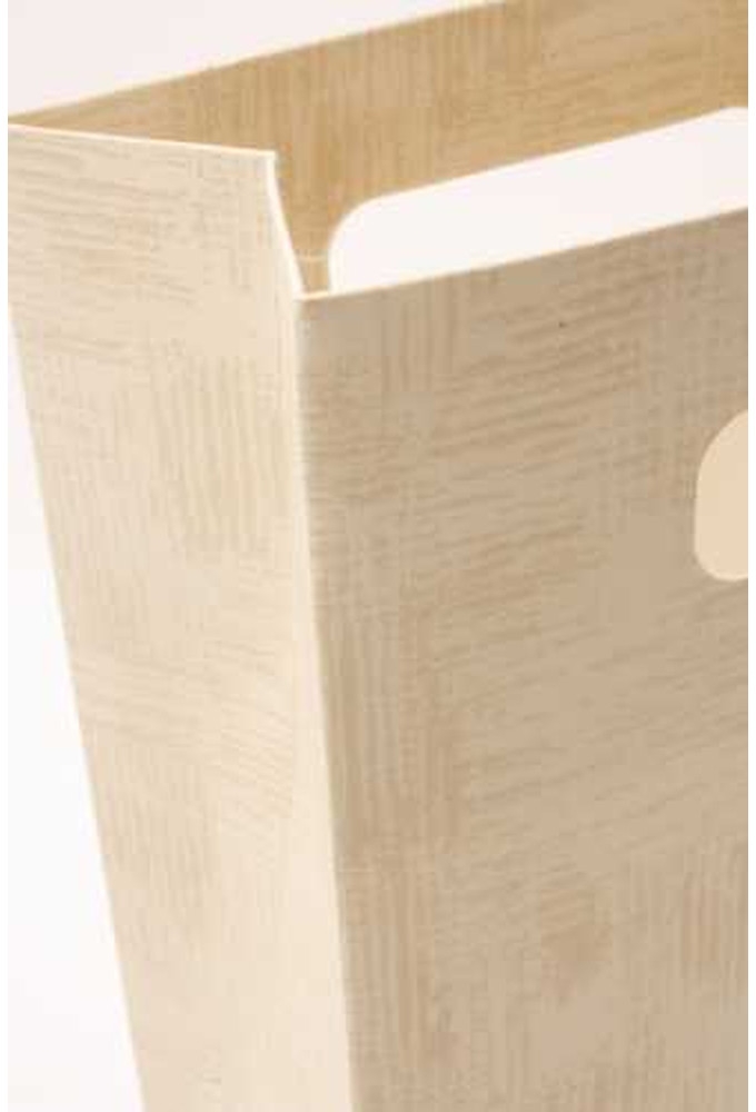 2 HALEN & 1 BETALEN Kadotasje Luigi Karton Creme12.5x7x18cm 10st