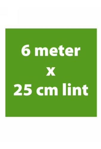 6 meter x 25 cm lint