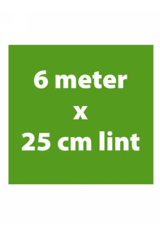 6 meter x 25 cm lint