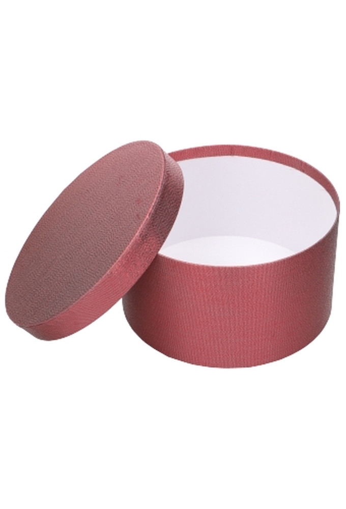 AKTIE LUXE KANT & KLARE Flowerbox Latemar Rood Metallic Rond Set 3st