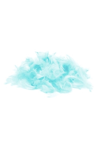 AKTIE Luxe Decoratie Veren 40 gram Baby Blauw