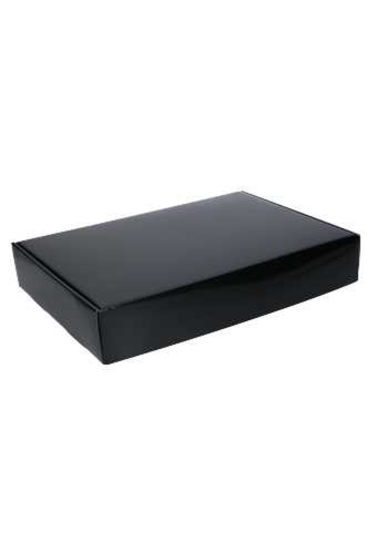 AKTIE Luxe Verzenddoos Rolo Zwart Blinkend 27x38x6.5cm 25stuks