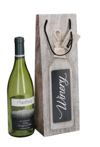 AKTIE Wijntasjes 1 Fles Winery 12.5x9x36.5cm 12stuks