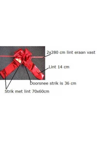 Autostrikken Groot Milaan Metallic Groen d36x36+24cm