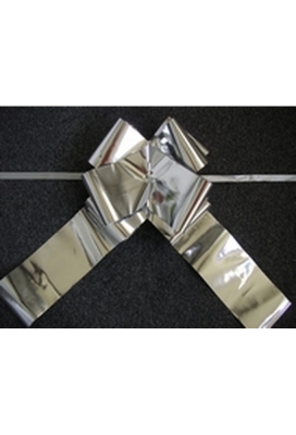 Autostrikken Groot Milaan Metallic Zilver d36x36+24cm