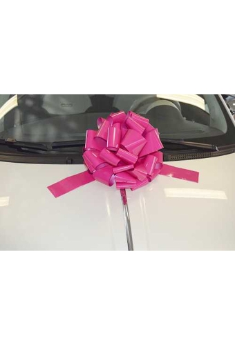 Autostrikken Groot Padova Gelakt Fuchsia d35+17cm Hoogte 22cm.
