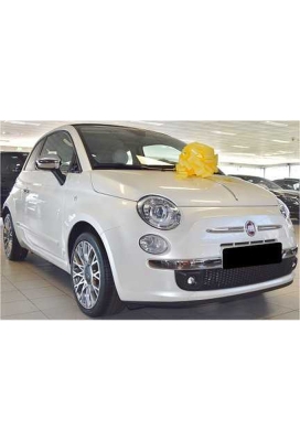 Autostrikken Groot Padova Gelakt Geel d35+17cm Hoogte 22cm.