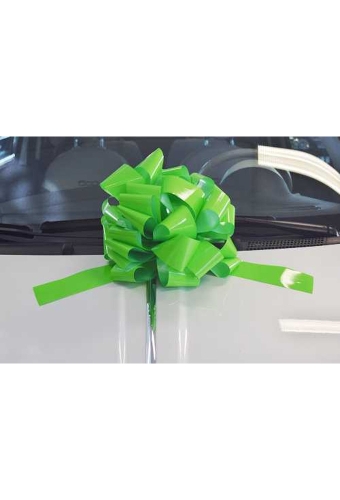Autostrikken Groot Padova Gelakt Groen d35+17cm Hoogte 22cm.