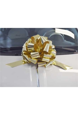 Autostrikken Groot Padova Metallic Goud d35+17cm Hoogte 22cm.
