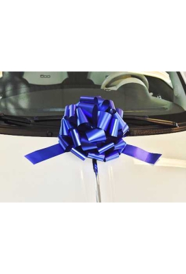 Autostrikken Groot Padova Metallic MAT Blauw d35+17cm Hoogte 22cm