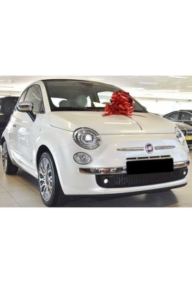 Autostrikken Groot Padova Metallic Rood d35+17cm Hoogte 22cm.