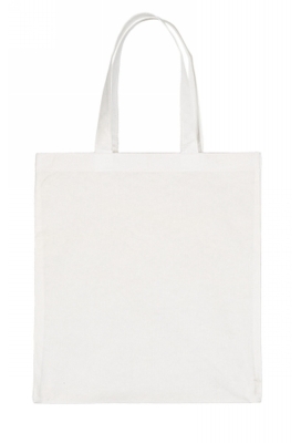 Bamboe Draagtassen Wit Met Hengsel 38x42cm 105 grams 250stuks