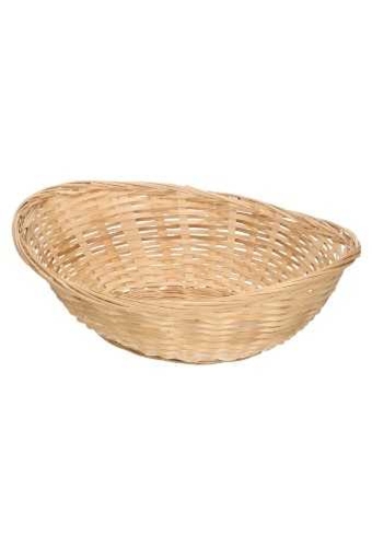 Bamboemanden Broodmand bamboe dicht ovaal 30cm 30stuks