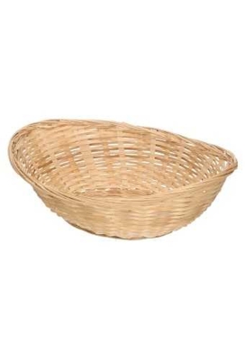 Bamboemanden Broodmand bamboe dicht ovaal 30cm 30stuks