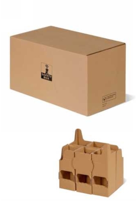 Bier Verzendverpakking 18 flesjes 59.7x27.5x29.5cm Met inlay 15stuks