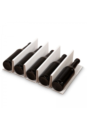 Bierfles Wit Interieur Voor 5 Flesjes Bier 36x25x9cm 50stuks