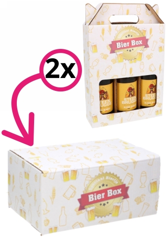 Bierverzenddozen Bier Box 31x20x14cm 30stuks