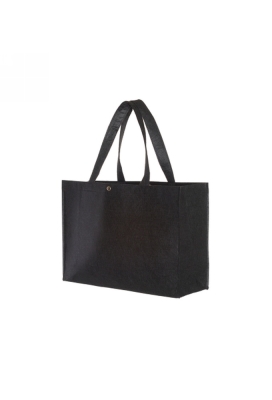 Bigshopper Vilten Zwart Met Hengsel 32x23x10cm 220 gram 75stuks