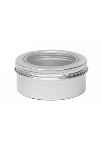 Blikken Aluminium & Schroefdeksel Venster 150ml 8.3x3.7cm 48stuks