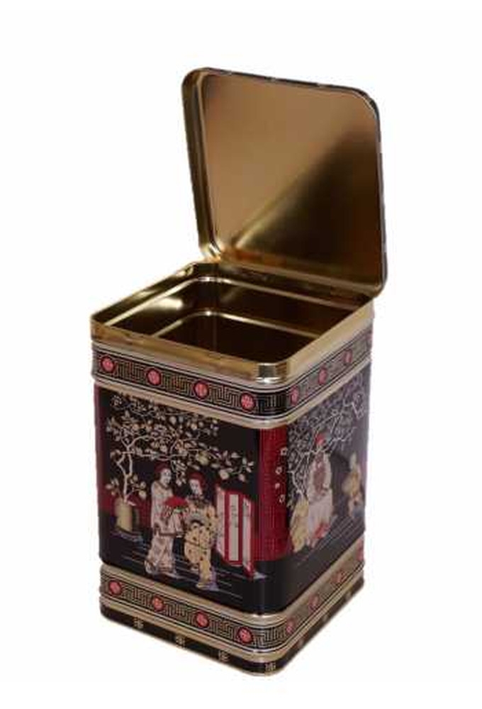 Blikken Black jap Square 2kg 16.5x16.5x25.5cm 6stuks