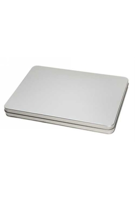 Blikken Blanco A4 Met Scharnier Deksel 31.2x22.2x2.5cm 12stuks
