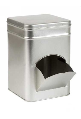 Blikken Blanco Dispenser 14.5x14.5x21.4cm 4stuks