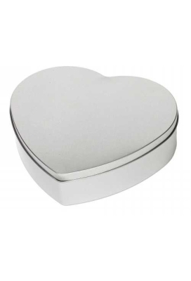 Blikken Blanco Hart Groot 18.3x17x4.7cm 8stuks