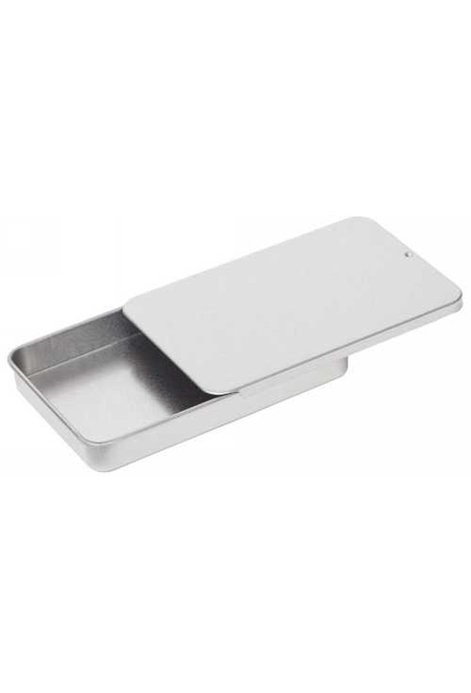 Blikken Blanco Rechthoekig 10x6.5x1.3cm 24stuks