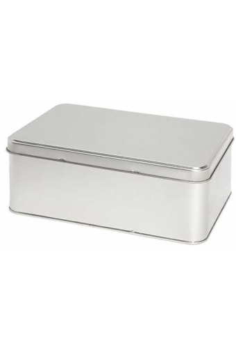 Blikken Blanco Rechthoekig 17.8x12.6x7.5cm 12stuks