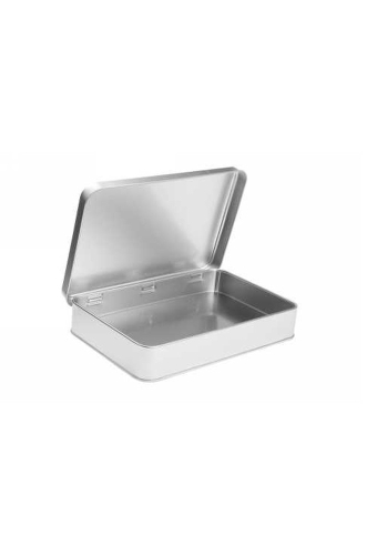 Blikken Blanco Rechthoekig 19.2x12.7x3.6cm 12stuks