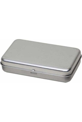 Blikken Blanco Rechthoekig Pillendoosje 11.5x6.5x2.5cm 80stuks