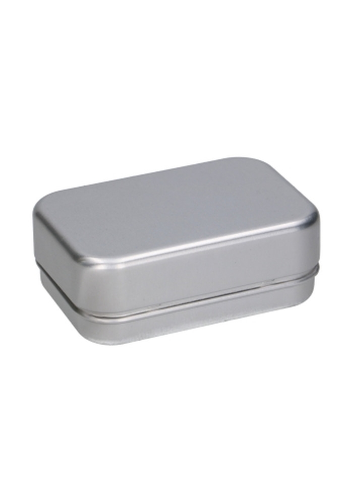 Blikken Blanco Rechthoekig Zeepbakje 9.8x6.6x3.5cm 1stuks