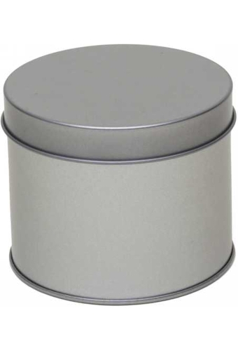 Blikken Blanco Rond Met Schroefdeksel d8.6x7cm 24stuks
