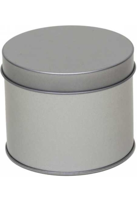 Blikken Blanco Rond Met Schroefdeksel d8.6x7cm 24stuks