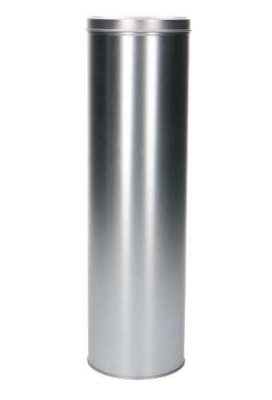 Blikken Blanco Rond Wijnfles 9.5x33cm 1stuks