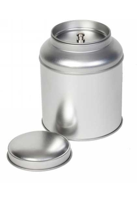 Blikken Blanco Rond met extra deksel r9x11.5cm 12stuks