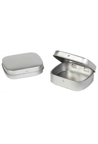 Blikken Blanco Vierkant 6x4.8x1.4cm 48stuks