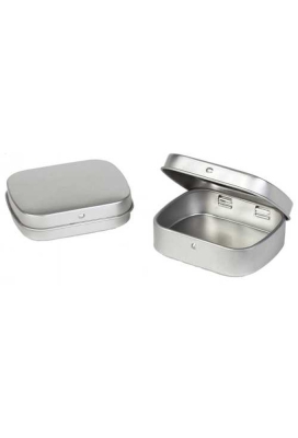 Blikken Blanco Vierkant 6x4.8x1.4cm 48stuks