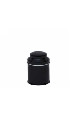 Blikken Blanco Zwart Rond r5.3x7cm 24stuks