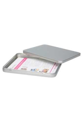 Blikken Blanco a5 Met Losse Deksel 18x23x2.3cm 1stuks OP IS OP