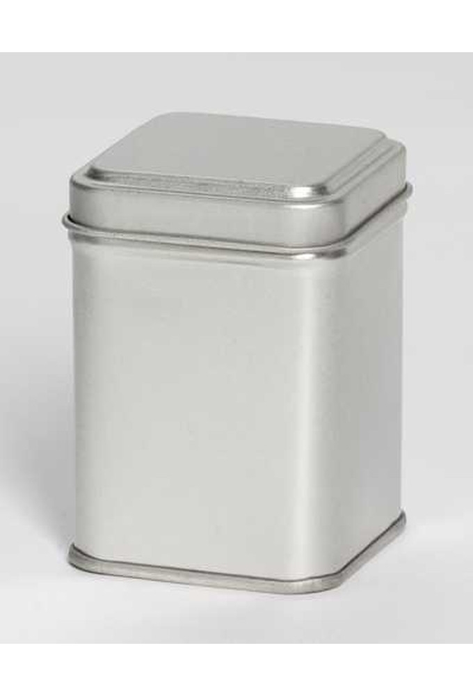 Blikken Blanco vierkant 50gram 6x6x8cm 24stuks